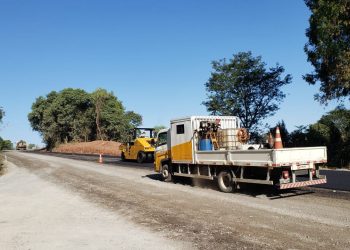 Iniciada mais uma etapa da obra de pavimentação entre Piratuba e a Usina de Machadinho