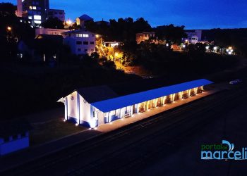 Inaugurada a nova iluminação da Estação Ferroviária de Marcelino Ramos
