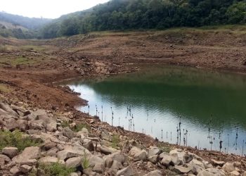 Lago da Usina de Machadinho: O retrato da estiagem em nossa região