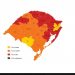 Região de Marcelino Ramos entra na classificação de BANDEIRA VERMELHA no mapa do RS da COVID-19