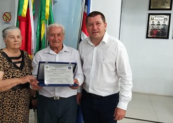 Raul Pizzato recebe título de cidadão Marcelinense