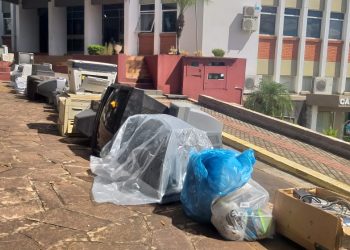 Prefeitura de Marcelino Ramos realiza coleta de lixo eletrônico