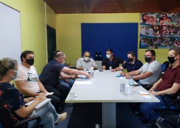 Prefeitos de Marcelino, Piratuba e Alto Bela Vista se reúnem para tratar do Trem Maria-Fumaça