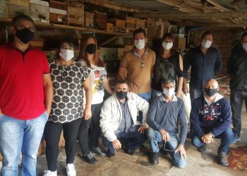 Presidente da Federação dos Meliponicultores Conservacionistas do RS visita Marcelino Ramos