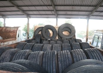 Receita Federal doa lote de pneus a prefeitura de Marcelino Ramos