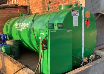 Parque de Máquinas da prefeitura de Marcelino Ramos recebe novo Tanque para abastecimento de veículos