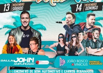 Abertura da Temporada de Verão das Termas de Marcelino acontece no próximo final de semana com shows nacionais, som automotivo e muito mais.