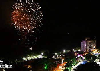 Reveillon das Termas de Marcelino terá show nacional e queima de fogos no lago.