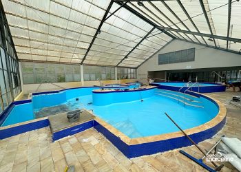 Piscina panorâmica das Termas de Marcelino passa por reformas