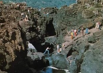 Foto mostra como era o “Pulador” do Estreito em Marcelino Ramos