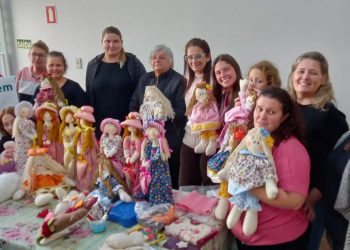 Oficina de bonecas de pano é realizada em Marcelino Ramos